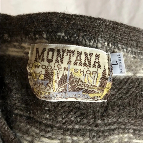Vintage Montana Woolen Shop vest Large - Picture 5 of 5
